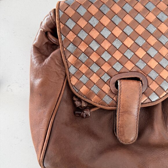 Bottega Veneta Intrecciato Vintage Mini Leather Backpack main image 4